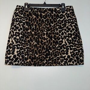 NWT Noisy May Flanny Animal Print Mini Skirt Size Large